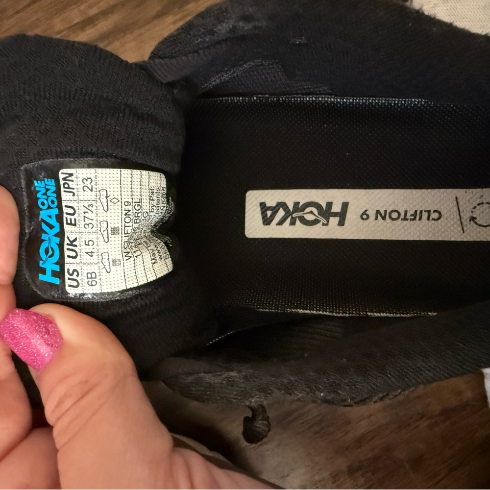 Hoka Black and Gray Shoes - Picture 3 of 3